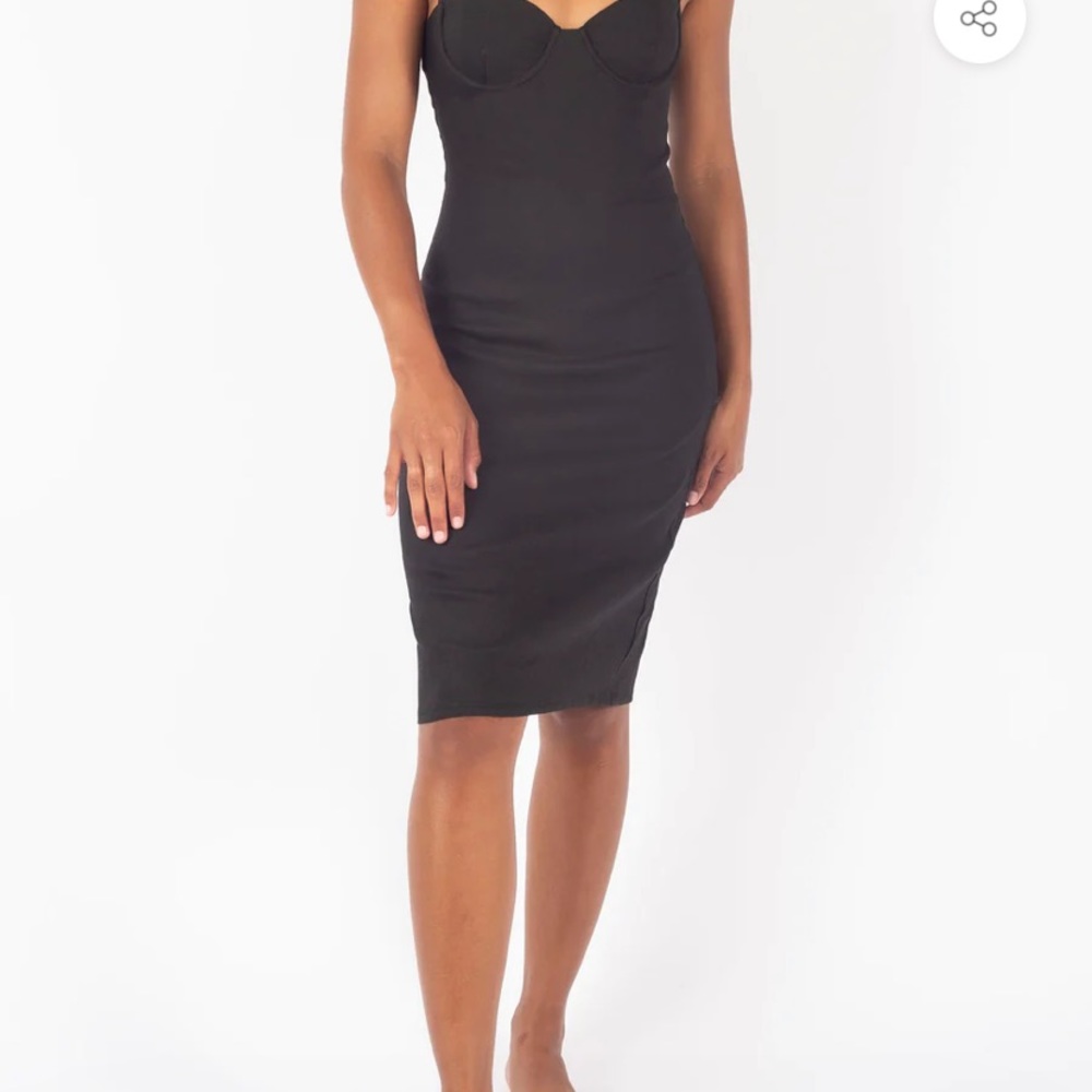 Black Midi Dress Size L